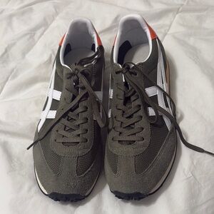 Onitsuka Tiger by Asics Green and White Sneakers Modern Design